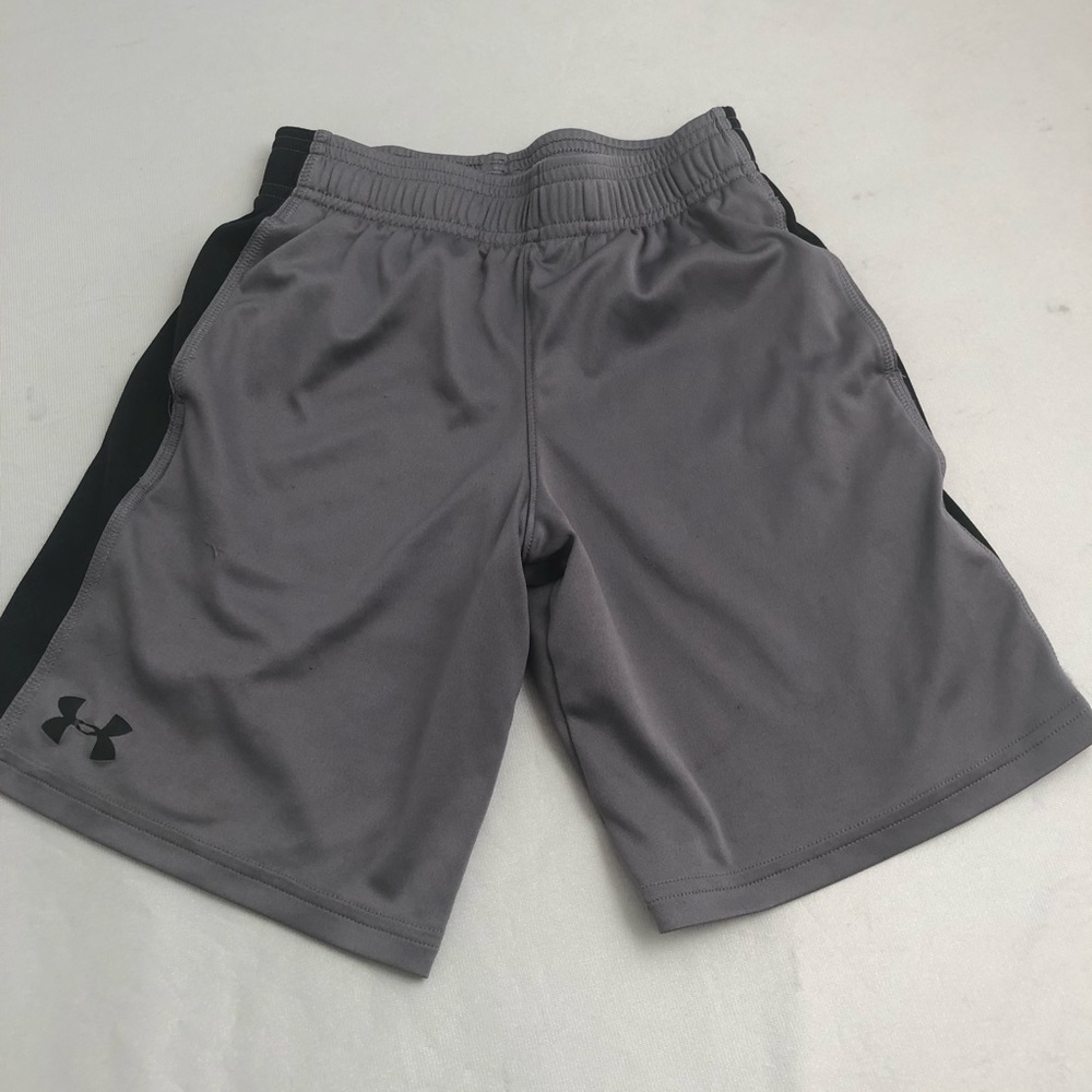 Under Armour gray and black athletic shorts